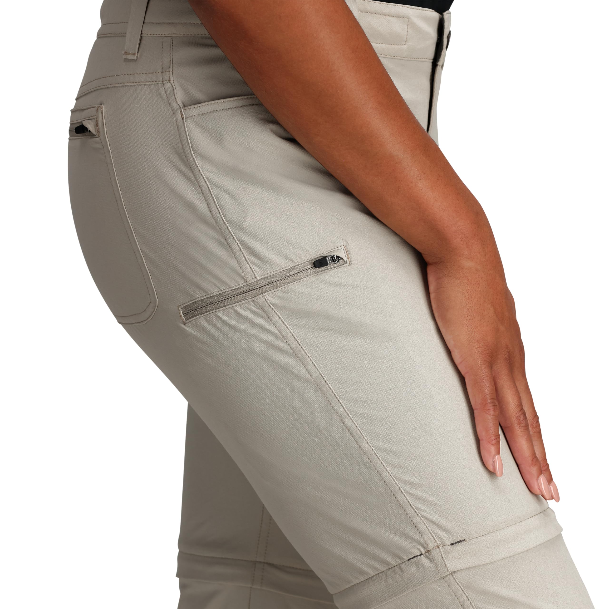 Outdoor Research Pantaloni convertibili Ferrosi Donna - Attrezzatura da Escursionismo Ar, Sabbia scura., 40