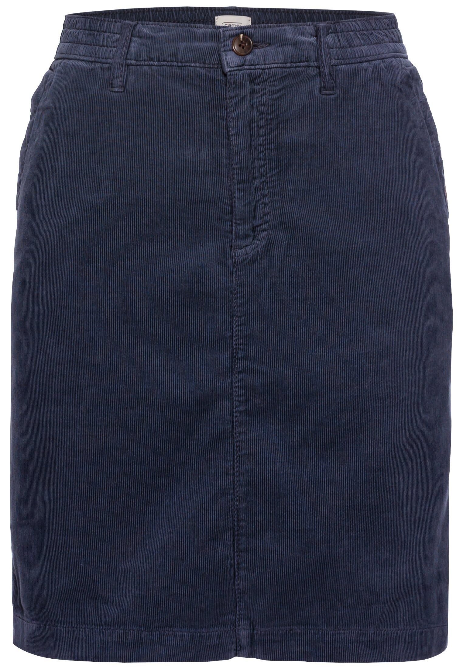 camel active Women's Skirt with Elastic Waist, Midnight Blue, 14