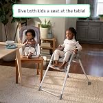 Ingenuity Trio Foldaway chaise haute bébé 6-en-1, 6 façons de l'utiliser, chaise pour tout-petit, jambes pliables, 6M-5Y