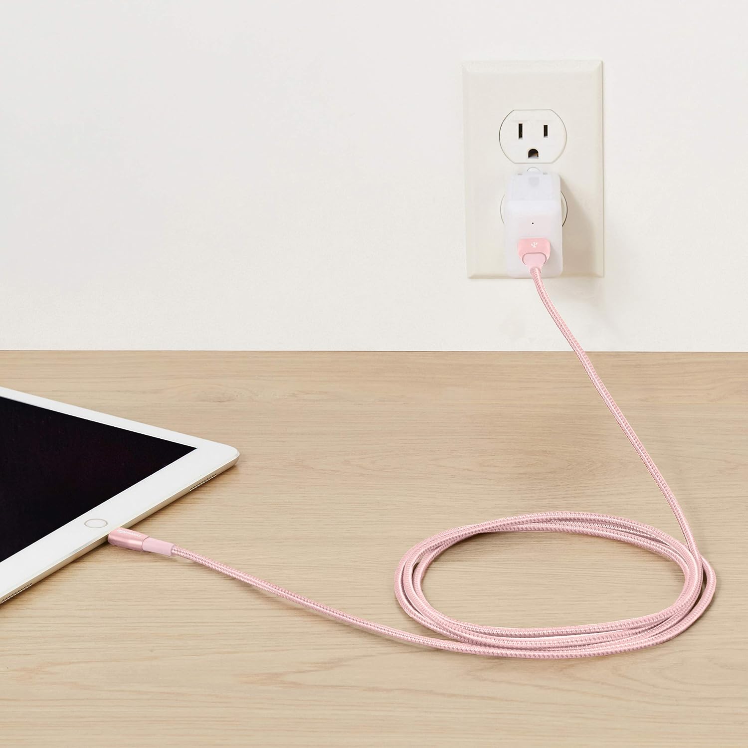 80% оƒƒ Dіѕсоunt Amazon Basics Double Nylon Braided USB A Cable with Lightning Connector, Premium Collection, MFi Certified Apple iPhone Charger, 6 Foot, 2 Pack, Rose Gold 70% оƒƒ Dіѕсоunt Amazon Basics Double Nylon Braided USB A Cable with Lightning Connector, Premium Collection, MFi Certified Apple iPhone Charger, 6 Foot, 2 Pack, Rose Gold