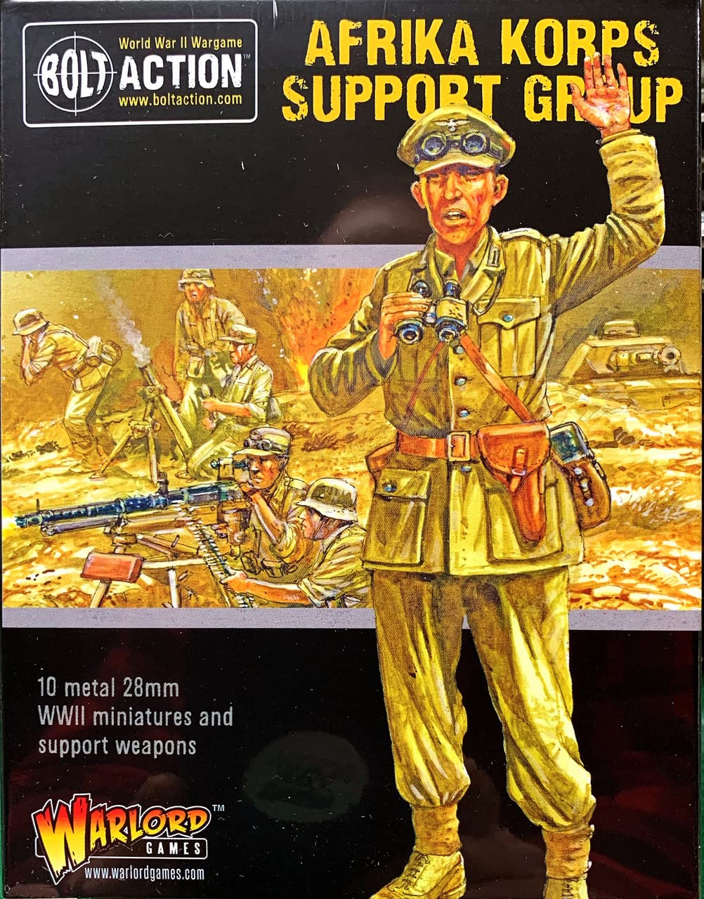 Warlord Games , Bolt Action, Afrika Korps Support Group, Wargaming Miniatures