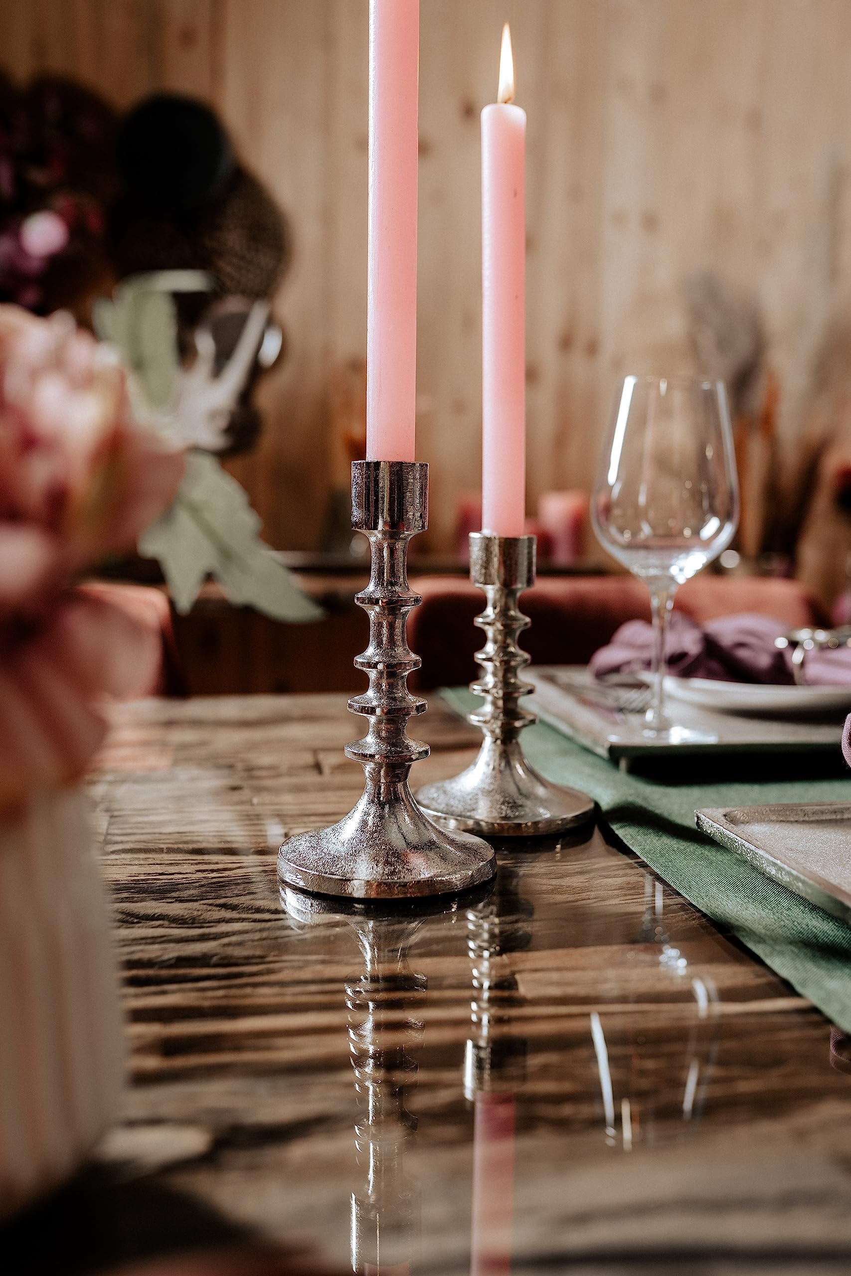 BestAlice 3 Arms Metalen Kandelaar, Pijler Kandelaar Europese Elegante