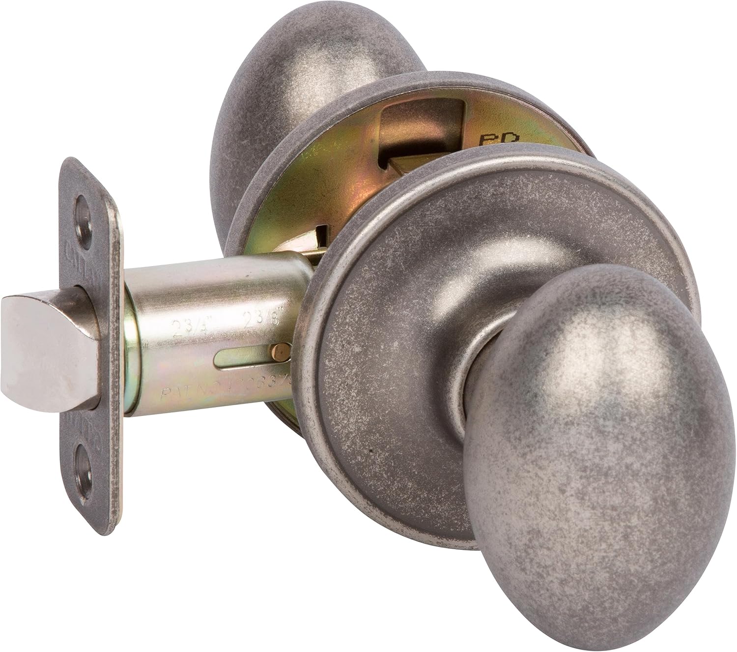 Delaney Hardware 101T-CA-AS-Passage Carlyle Knob Passage, Antique Silver