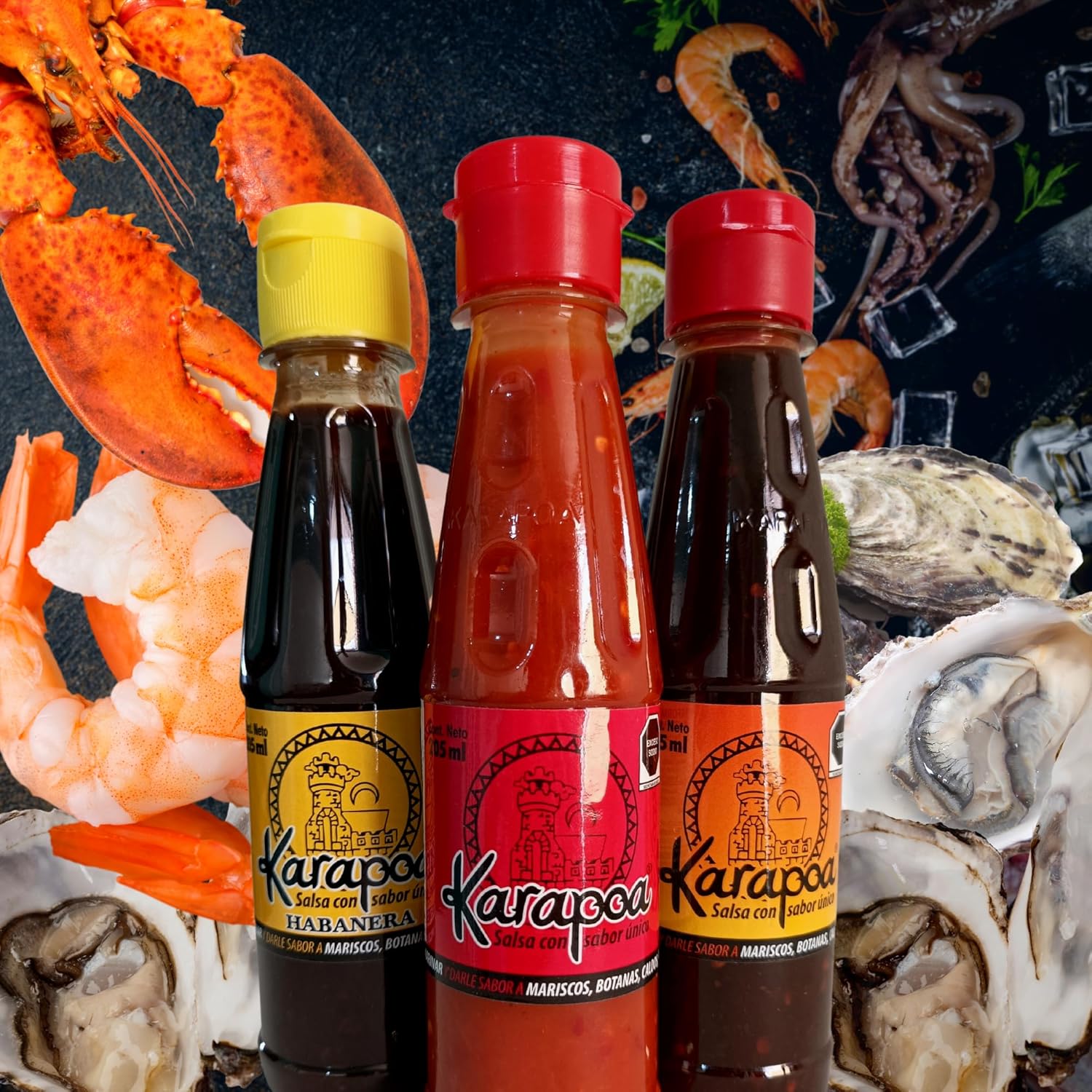 Mexican Hot Sauce, KARAPOA Traditional North Style Flavor of Sinaloa