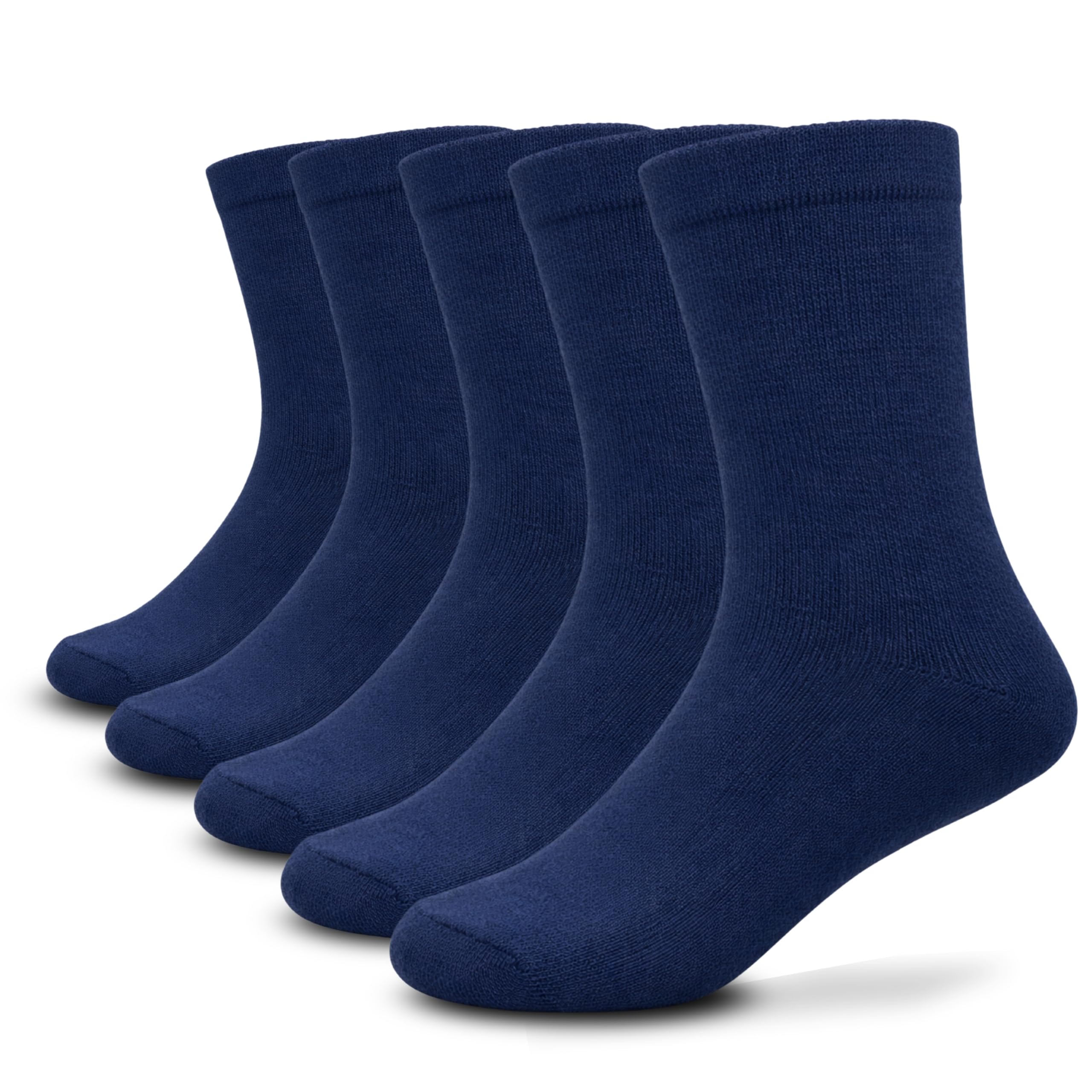bisoo SET de 5 Pares de Calcetines Escolares de Algodon con Certificado Oeko-Tex para Uniforme Colegio - Elige tu Talla y Color — view 10