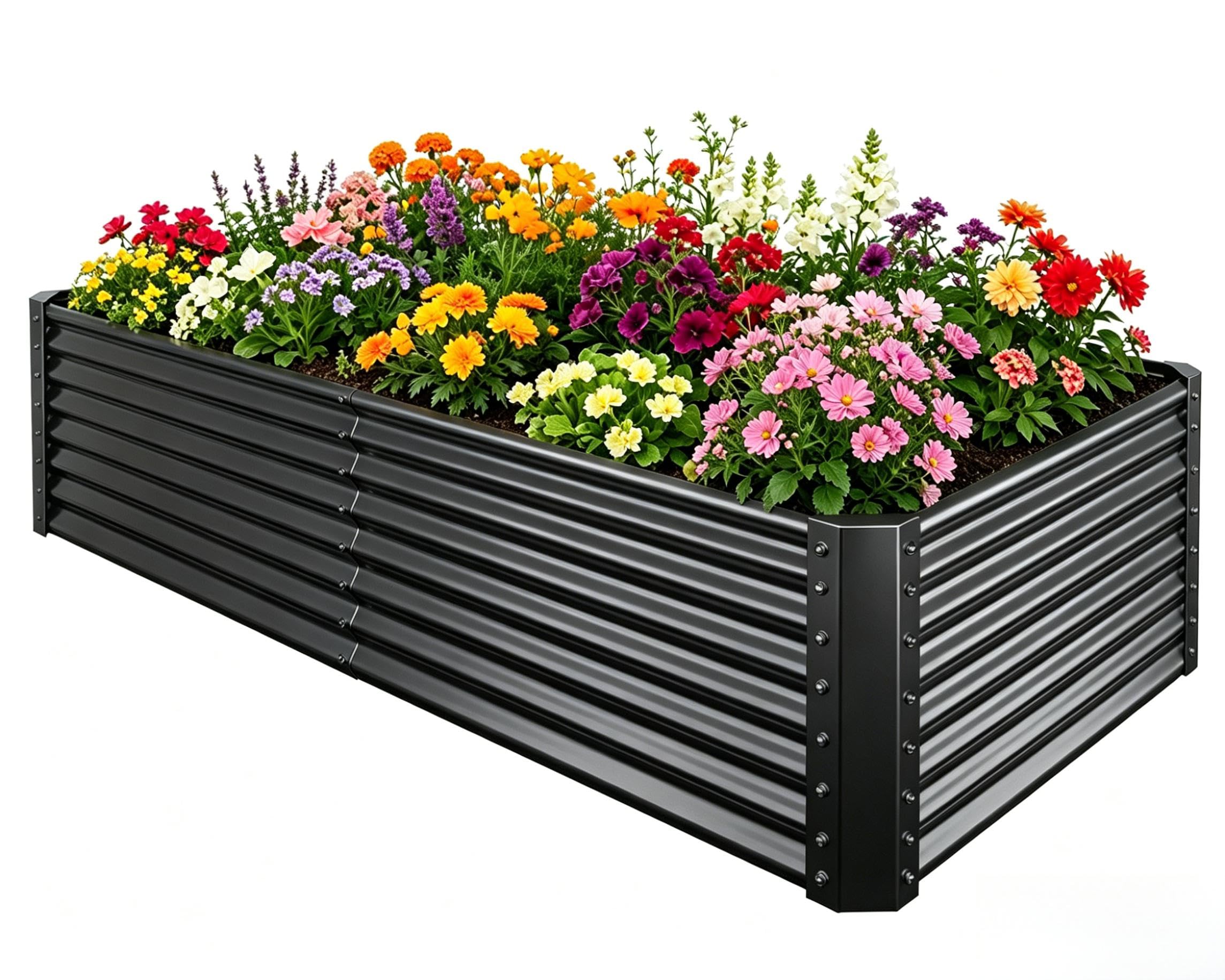 Tegarbed Galvanized Raised Garden Bed