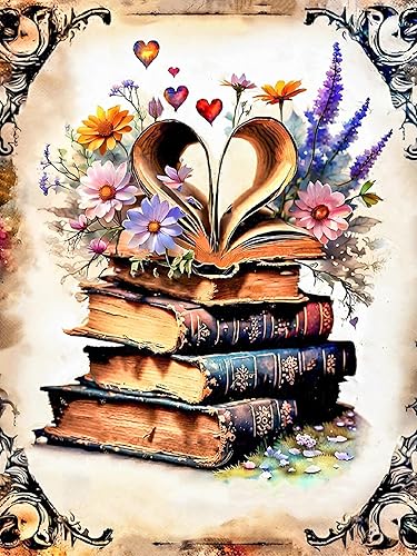 Miniatura 111 de Meothan Kits de pintura de diamantes 5D para adultos, kits de pintura de diamantes de castillo para principiantes, arte de gema de taladro completo