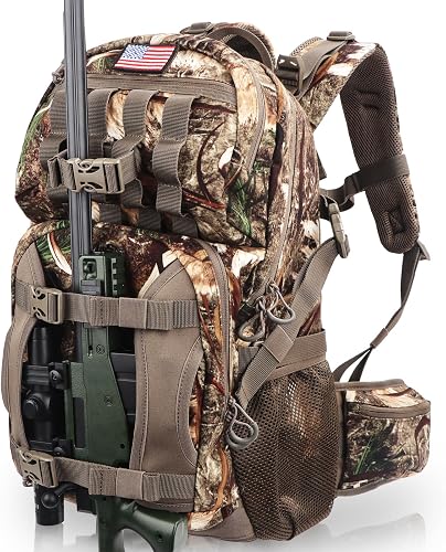 Hunting Backpack, Camo Hunting Backpacks & duffle Bags Water-resistant Long-Lasting Large Capacity Bow Backpack