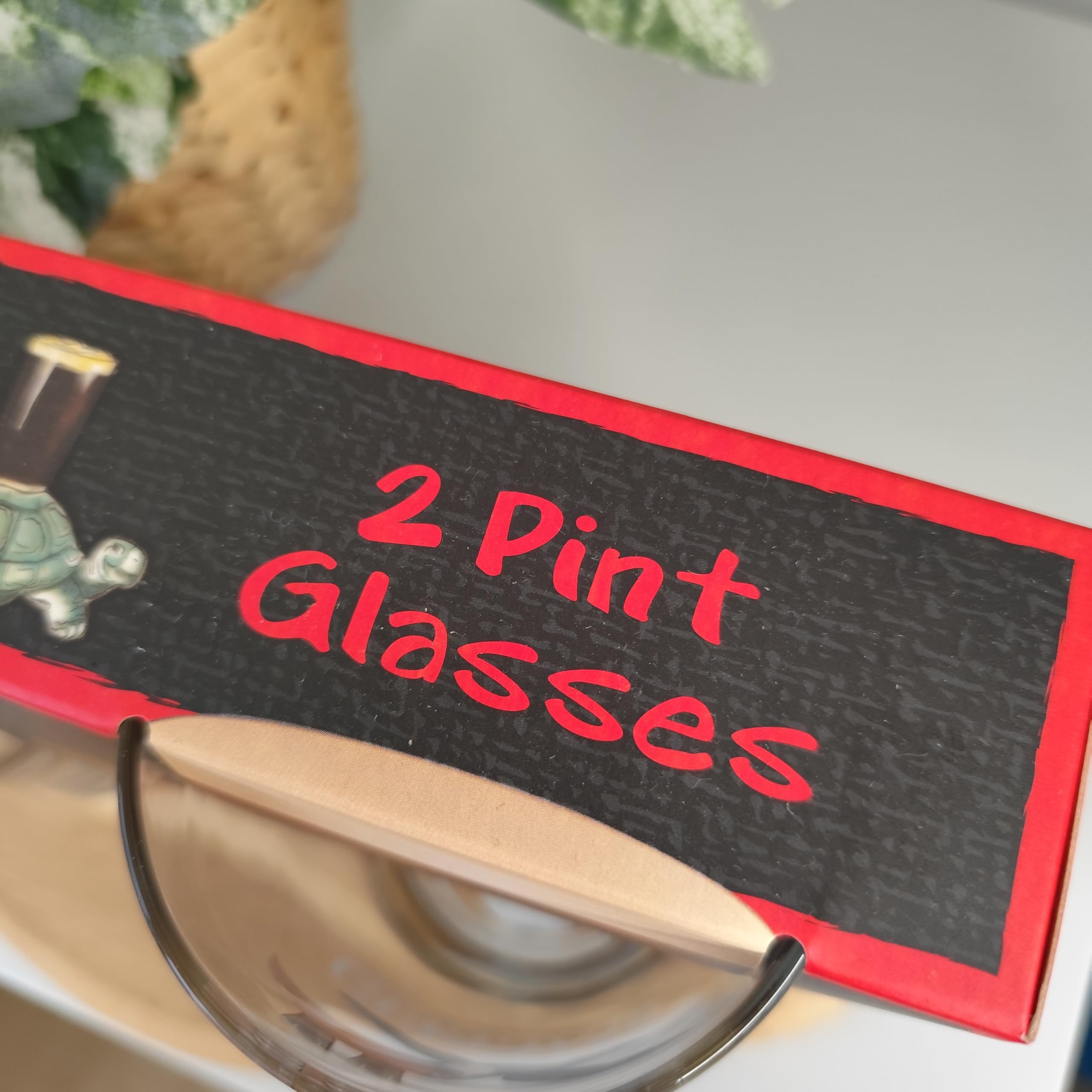 Guinness Lot de 2 verres à bière Motif toucan volant