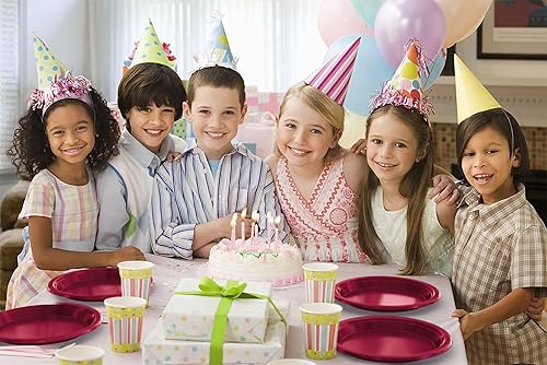 Miniatura 7 de Exquisite Platos de plástico burdeos, 100 platos desechables redondos de 10 pulgadas I de 10 pulgadas, platos desechables de color burdeos para