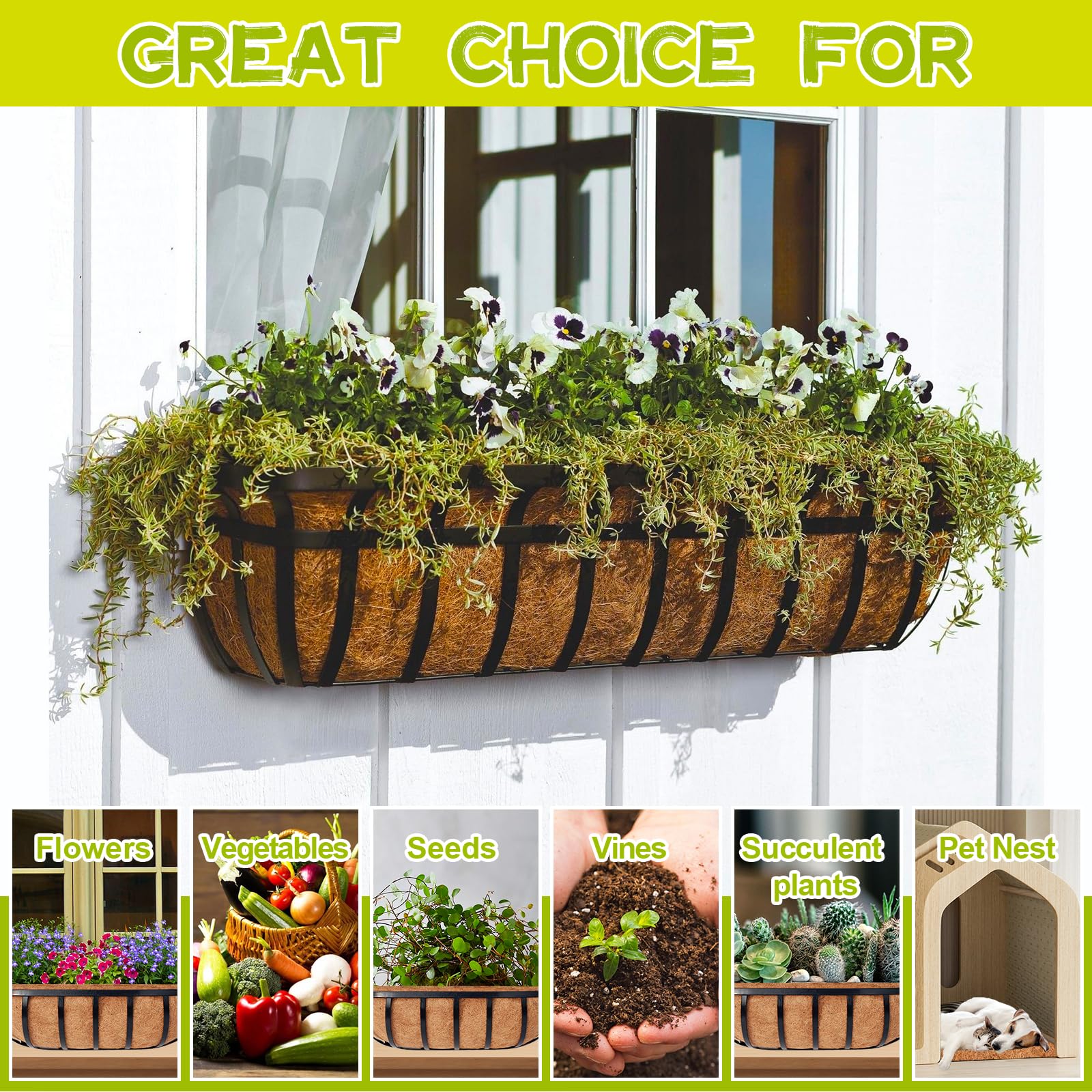 Trough Window Box 36 Inch Window Box Liner Amazon.com: JOEN 36 Inch Thickness Window Box
