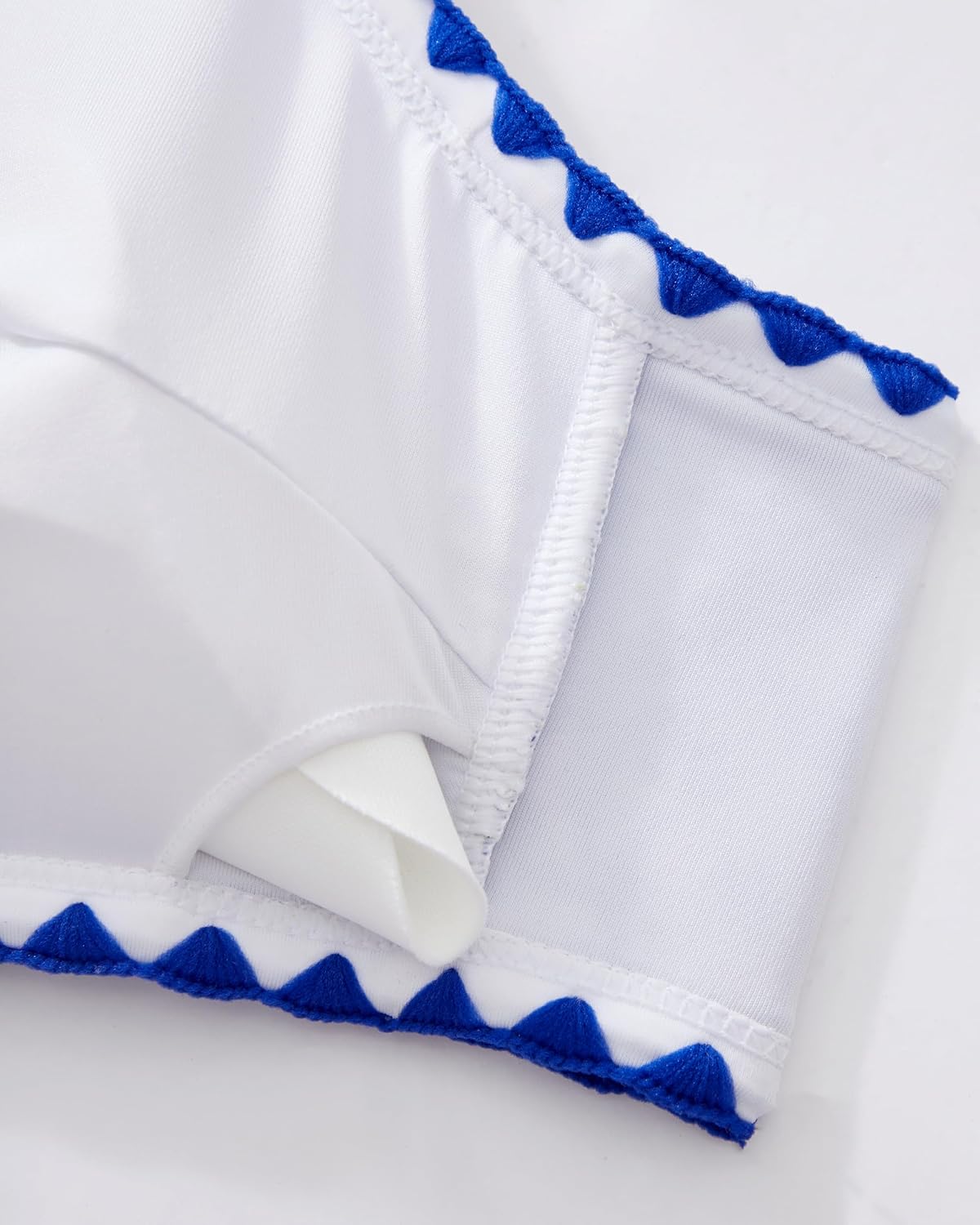 SUUKSESS Women High Waisted Bikini Set Floral Print Color Block 2 Piece Swimsuit - Image 7