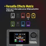 SONICAKE Multi Effets Pédale Guitare 9 modules d'effets 100 préréglages 20 amplis/cabines Processeur d'effets pour guitare OTG Interface audio USB BT avec APP Pocket Master (Noir) - 5