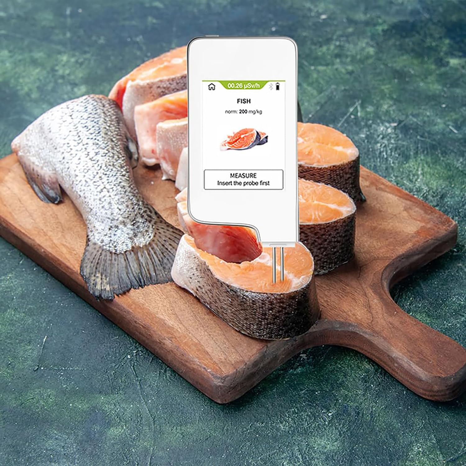 Testeur de nitrate alimentaire, détecteur numérique de résidus de pesticides, haute précision avec minuterie, affichage 3 couleurs pour légumes, fruits, viandes, poissons, eau et radiations