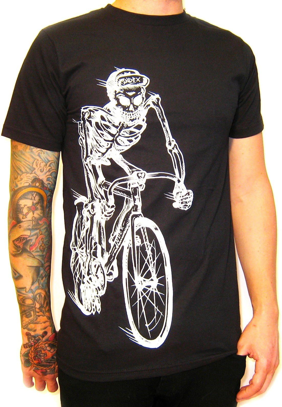 Index Ink Mens T-shirt Death Fixie Crew Neck