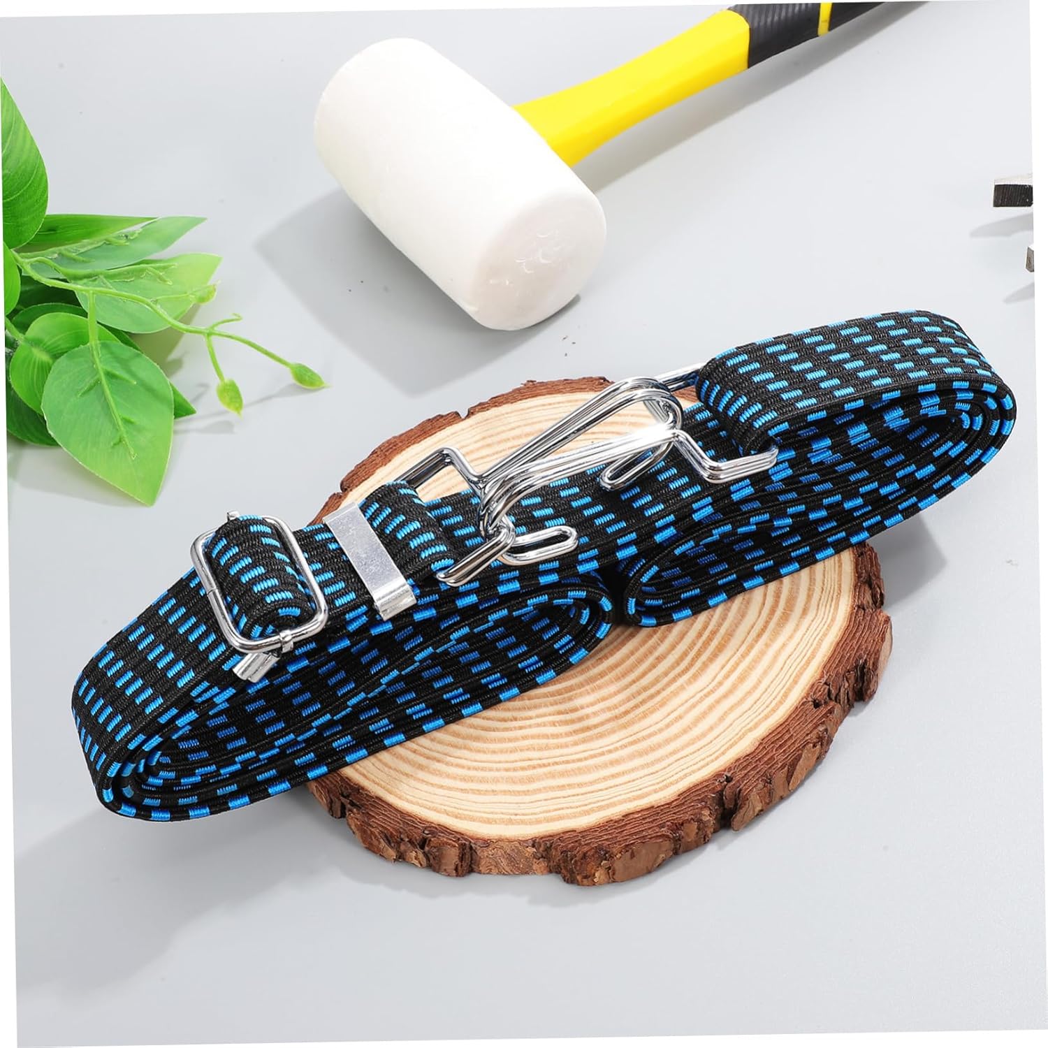 Alipis 6pcs Heavy Duty Elastic Rope Hooks Adjustable Bungee Cords Lashing Straps for ATV Tow Truck Straps