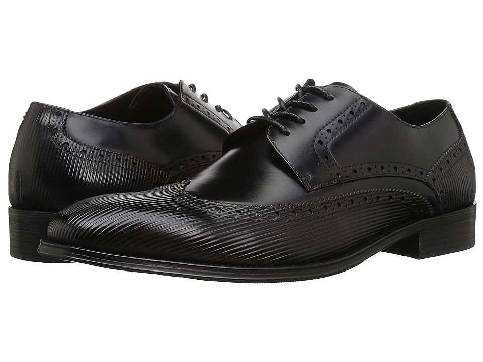

Kenneth Cole New York Design 10381 (Black) Men's Lace Up Wing Tip Shoes
