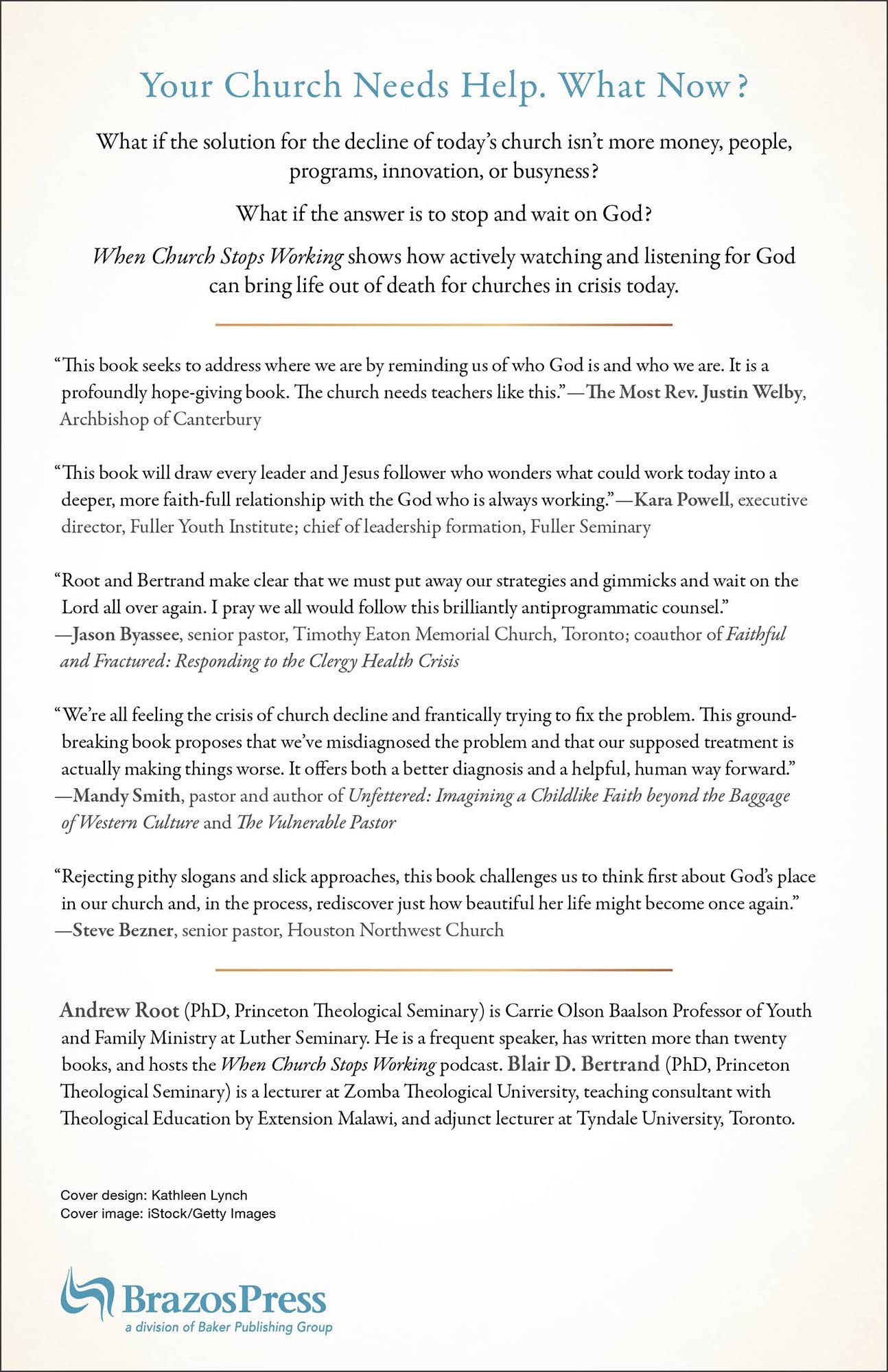 When Church Stops Working: A Future for Your Congregation Beyond More Money, Programs, and Innovation