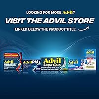 Vista 12 de Advil Analgésico y reductor de fiebre, medicamento para aliviar el dolor con ibuprofeno 200 mg para dolor de cabeza, dolor de espalda, dolor