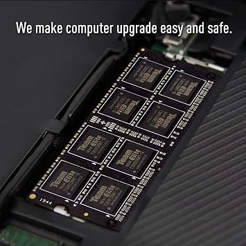 TEAMGROUP Elite DDR3L 8GB Single 1600MHz PC3-12800 CL11 Unbuffered Non-ECC 1.35V SODIMM 204-Pin Laptop Notebook PC Computer Memory Module Ram Upgrade - TED3L8G1600C11-S01
