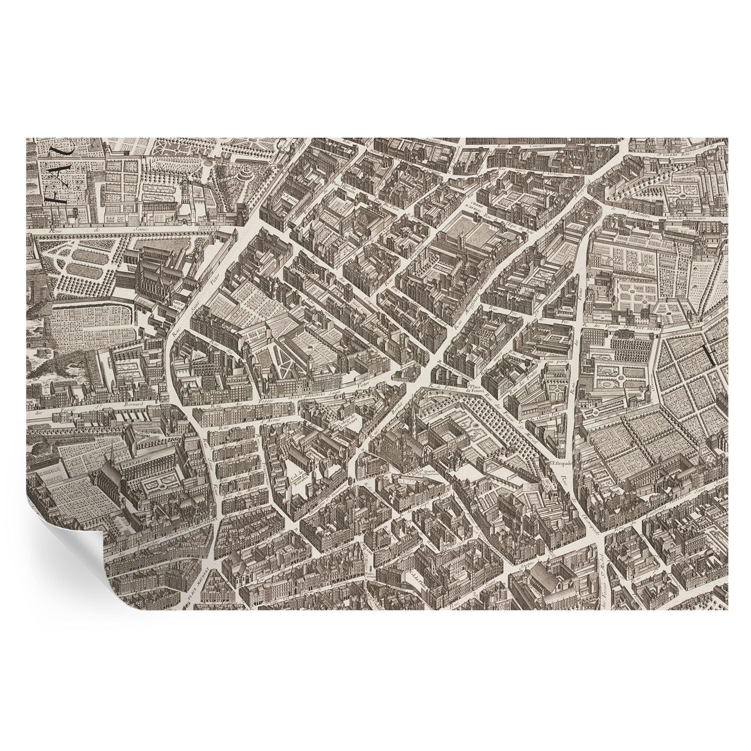 Papel pintado autoadhesivo clásico vinilos decorativos y murales 104x70 cm