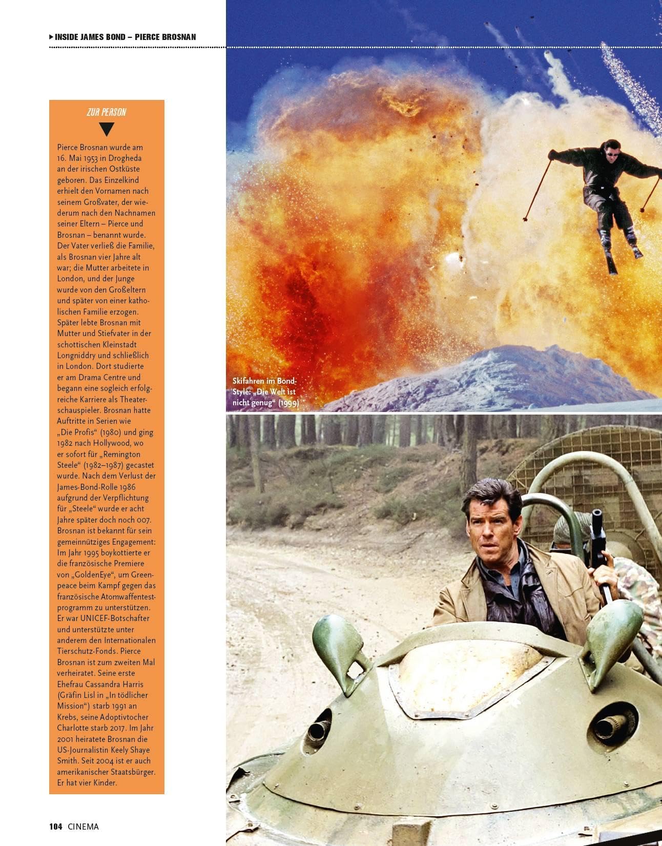 Cinema präsentiert: Inside James Bond: Der ultimative Guide durch die explosive Welt des berühmtesten Agenten der Kinogeschichte: Bond ... James Bond