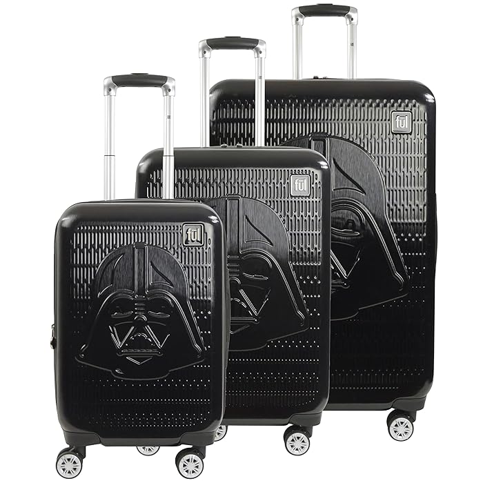 Buy Star Wars Darth Vader Rolling Luggage Set, Embossed Hardshell