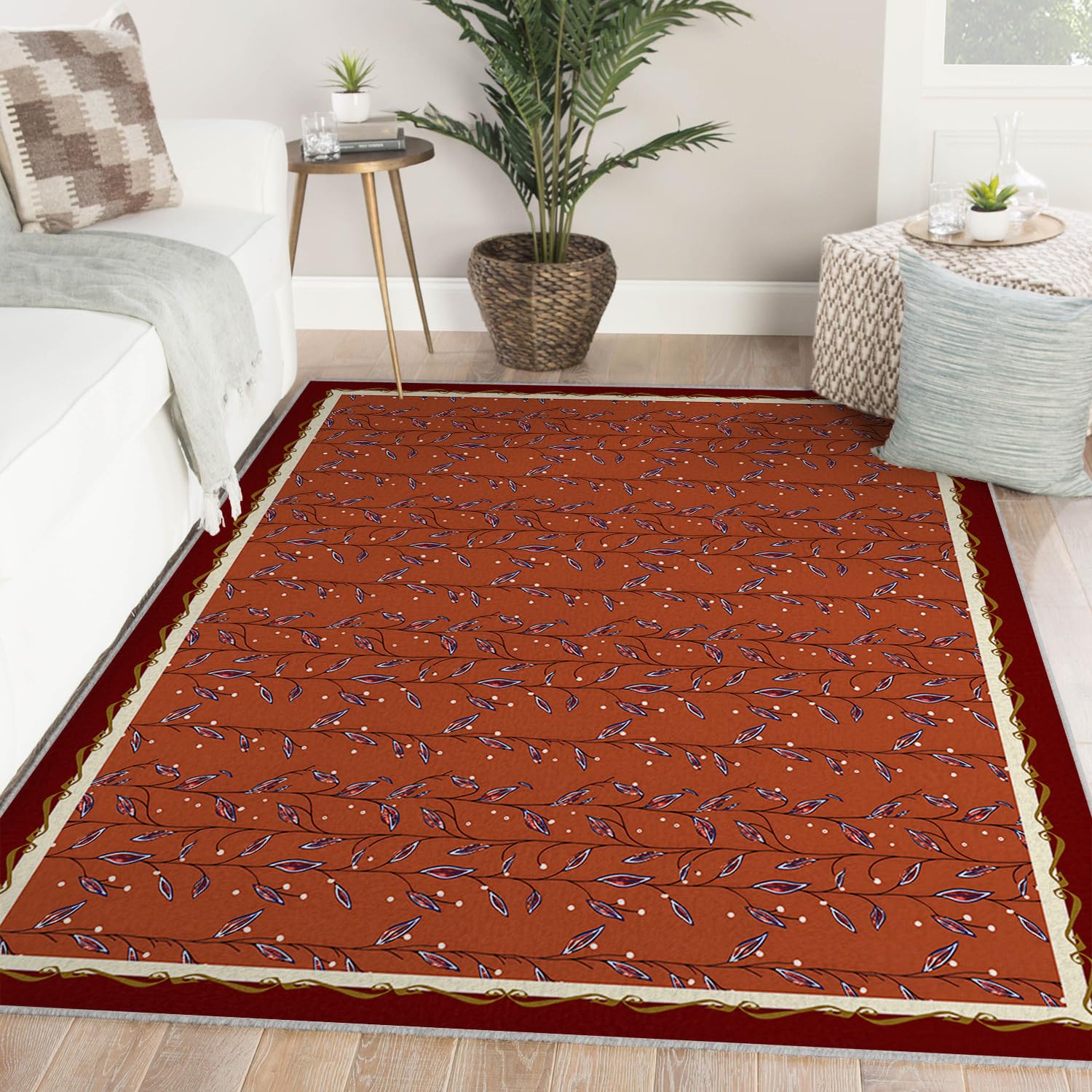 Tapis poils bas anti-glisse idéal pour les maisons avec animaux