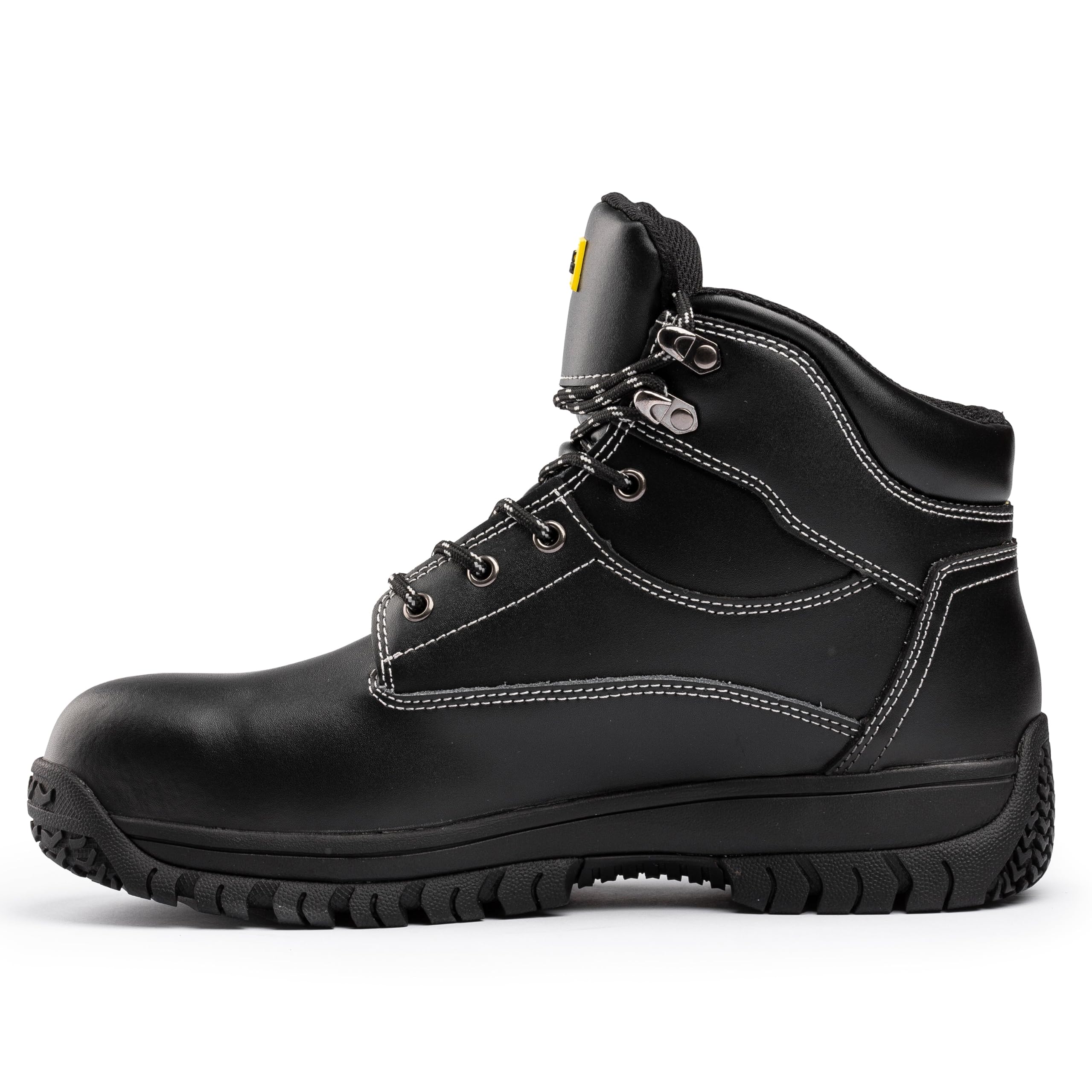 Black Hammer Botas de seguridad para hombre, botas de trabajo duraderas, perfectas para construcción y uso industrial Max