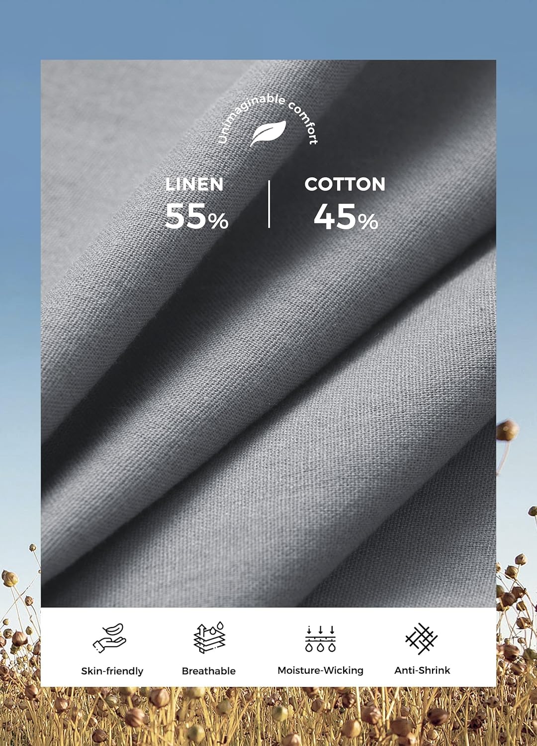 Willit Women's Linen Pants Wide Leg Work Dress Pants Casual Slacks Business Pants with Pockets - Image 4