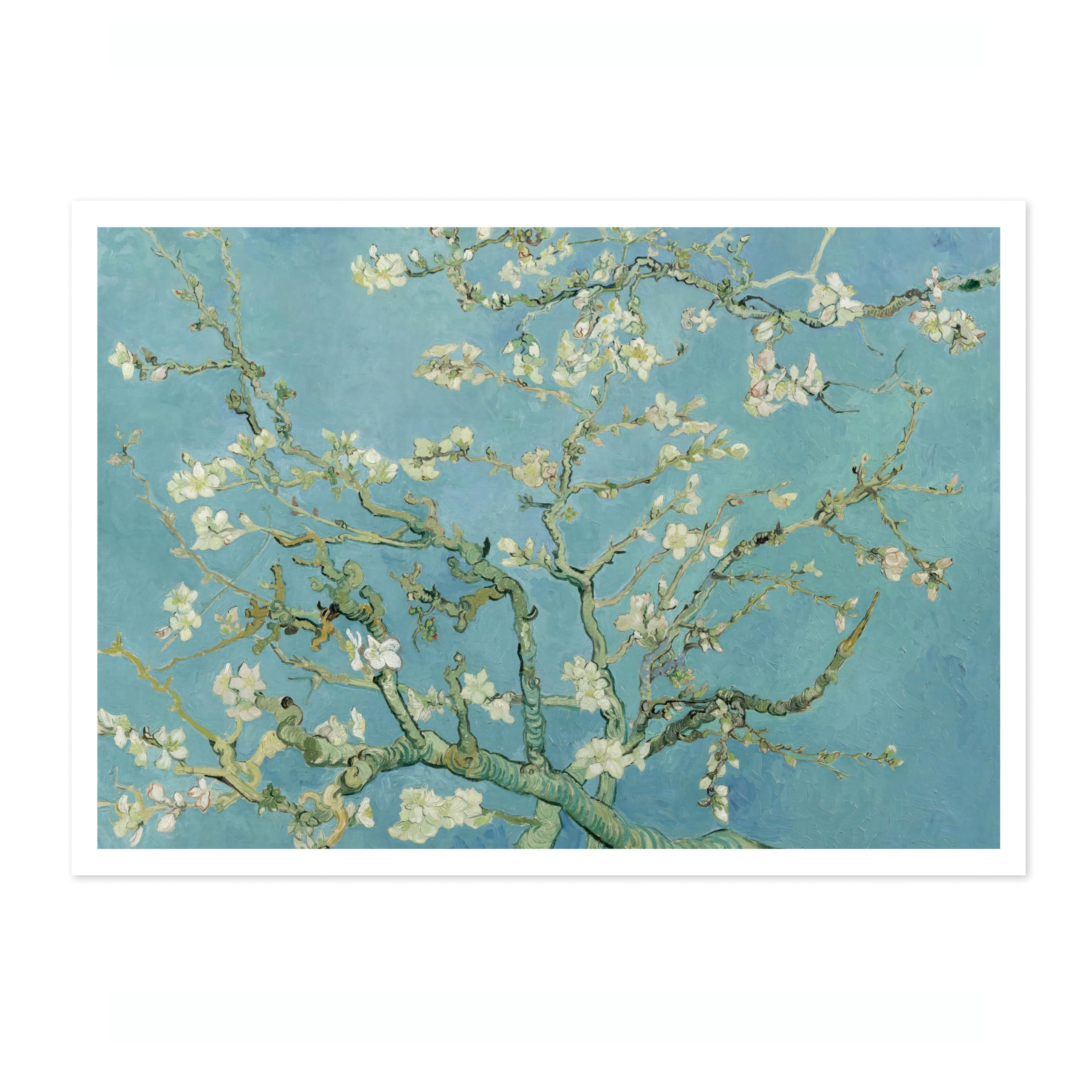 Animato Almond Blossom Vincent Van Gogh Print, Classic Famous Oil Painting Print, Modern Art Exhibition, Home Decor Wall Art, Archival Matte, A5 (Print Only) - 21x14.8cm — image 1