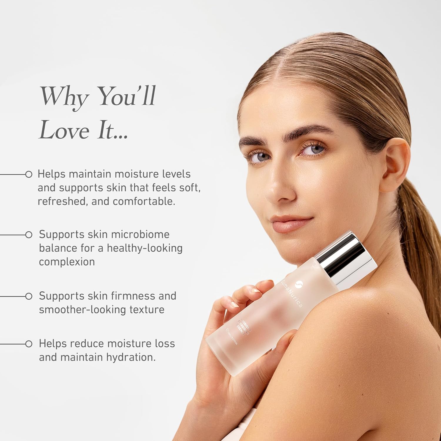 SumaNurica Probiotic Energising Essence, Waterless Fermented Ginseng & Bifida Formula, Lightweight Hydrating Essence, Supports Skin Barrier Comfort & Serum Absorption (5.07 fl oz) - Image 3