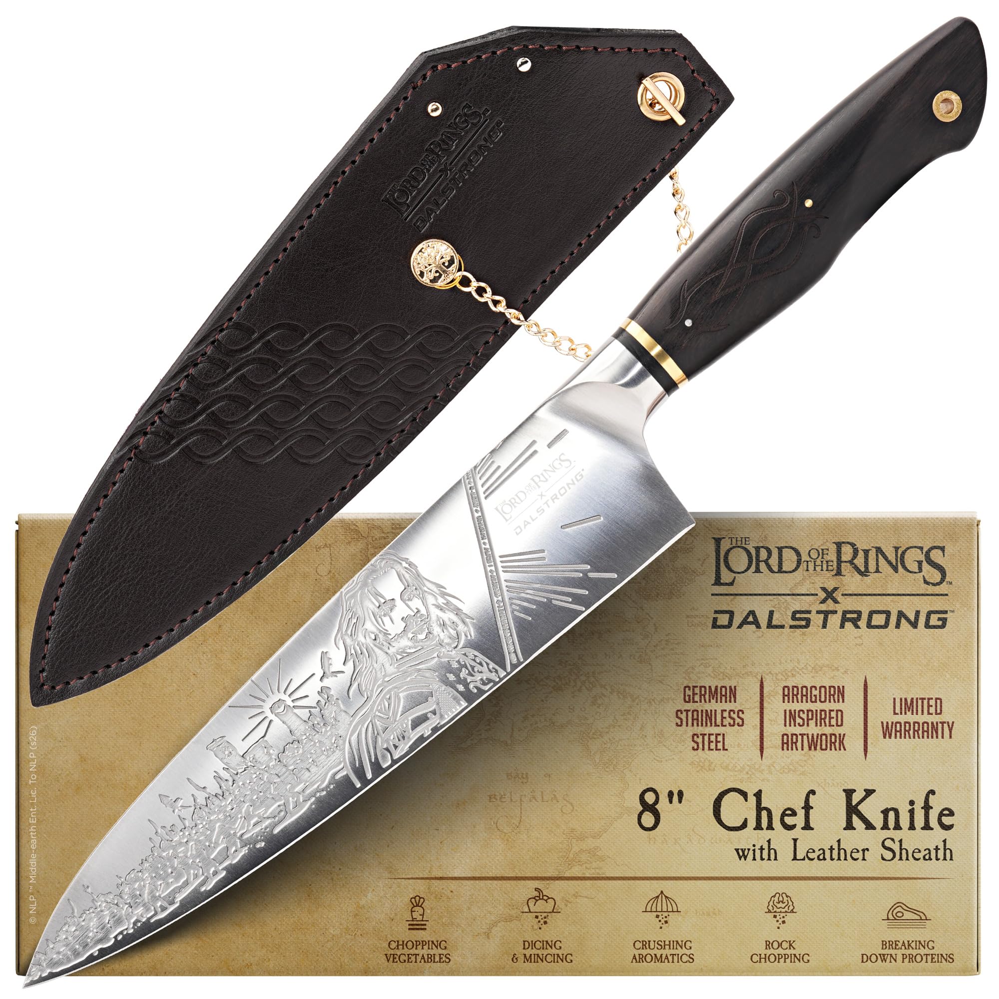 Amazon.com: Dalstrong Chef Knife - 8 inch - Lord of the Rings