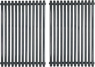 PG525 (2-Pack) 17 1/4 x 11 3/4 inch Porcelain Steel Grill Grid Grates for Weber 7525 Weber Spirit 300,E-310 & E-320, Spirit S-310 & S-320,Genesis 1000-5000 Spirit 700, Weber 900
