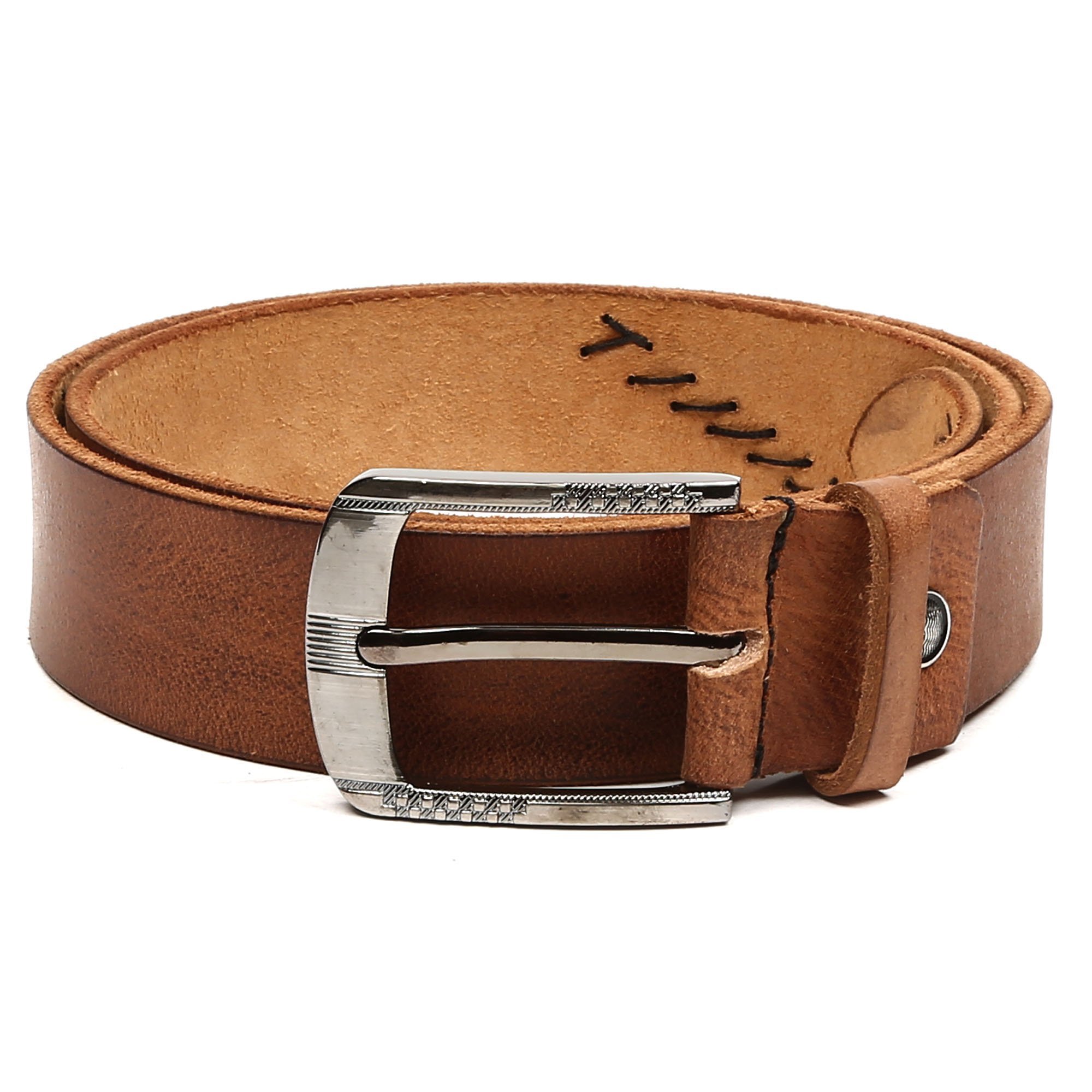 Mens Brown Genuine Leather Belt 42-image-25