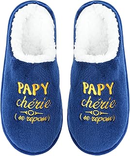 Chausson Papy Cadeau Papy Anniversaire Cadeau Fete Des Grand Pere Idee Cadeau Grand Pere Original