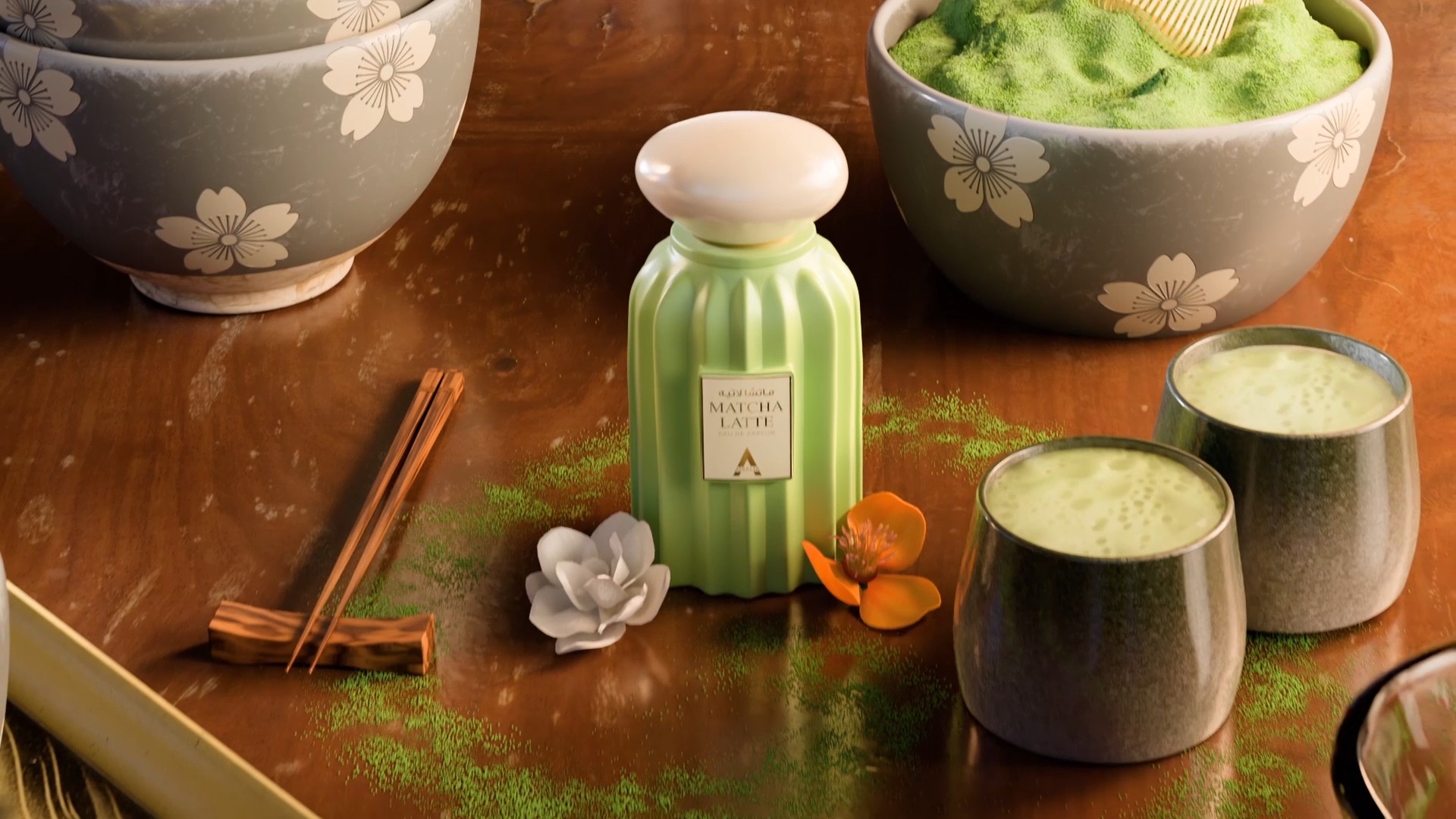 Atralia Matcha Latte Eau de Parfum 100ml – Creamy Gourmand Scent