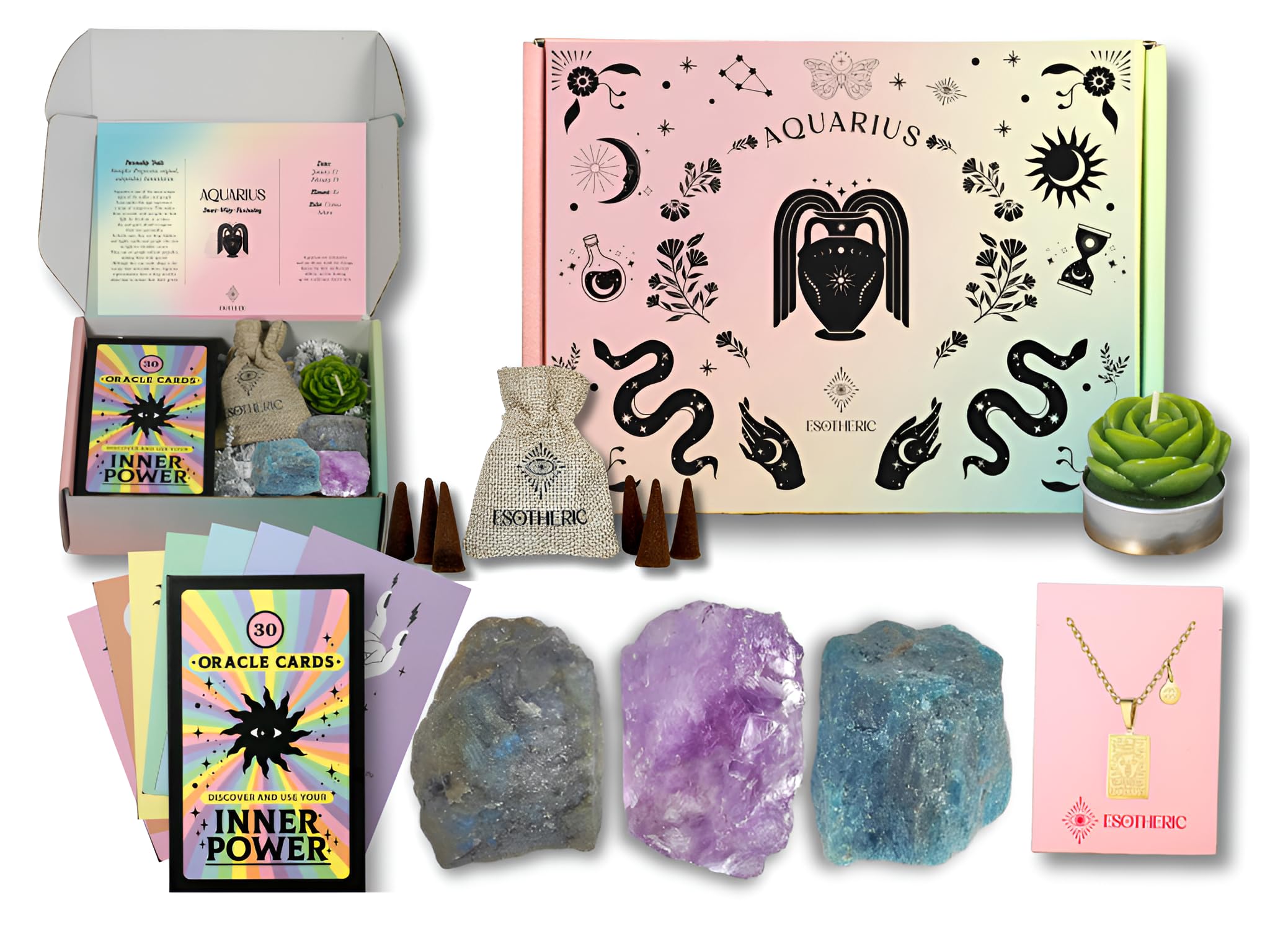ESOTHERIC Aquarius Zodiac Gifts Box Set