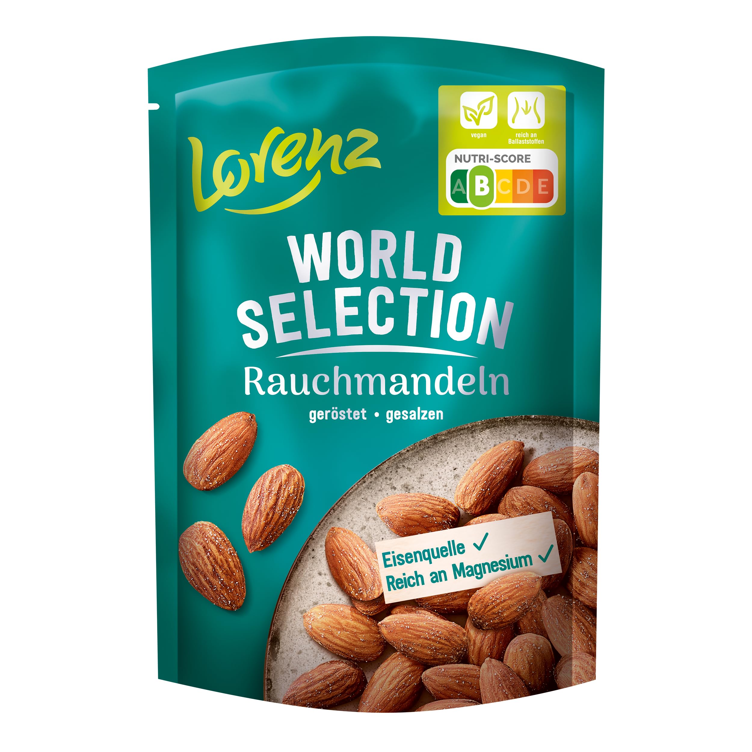 LORENZ | Rauch-Mandeln | 12 x 100 g | vegan