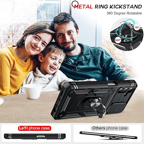 Miniatura 7 de Funda para Galaxy A13 5G  A04s funda para Samsung Galaxy A13 5G con cubierta de cámara deslizante  2 piezas protector de pantalla de vidrio templado