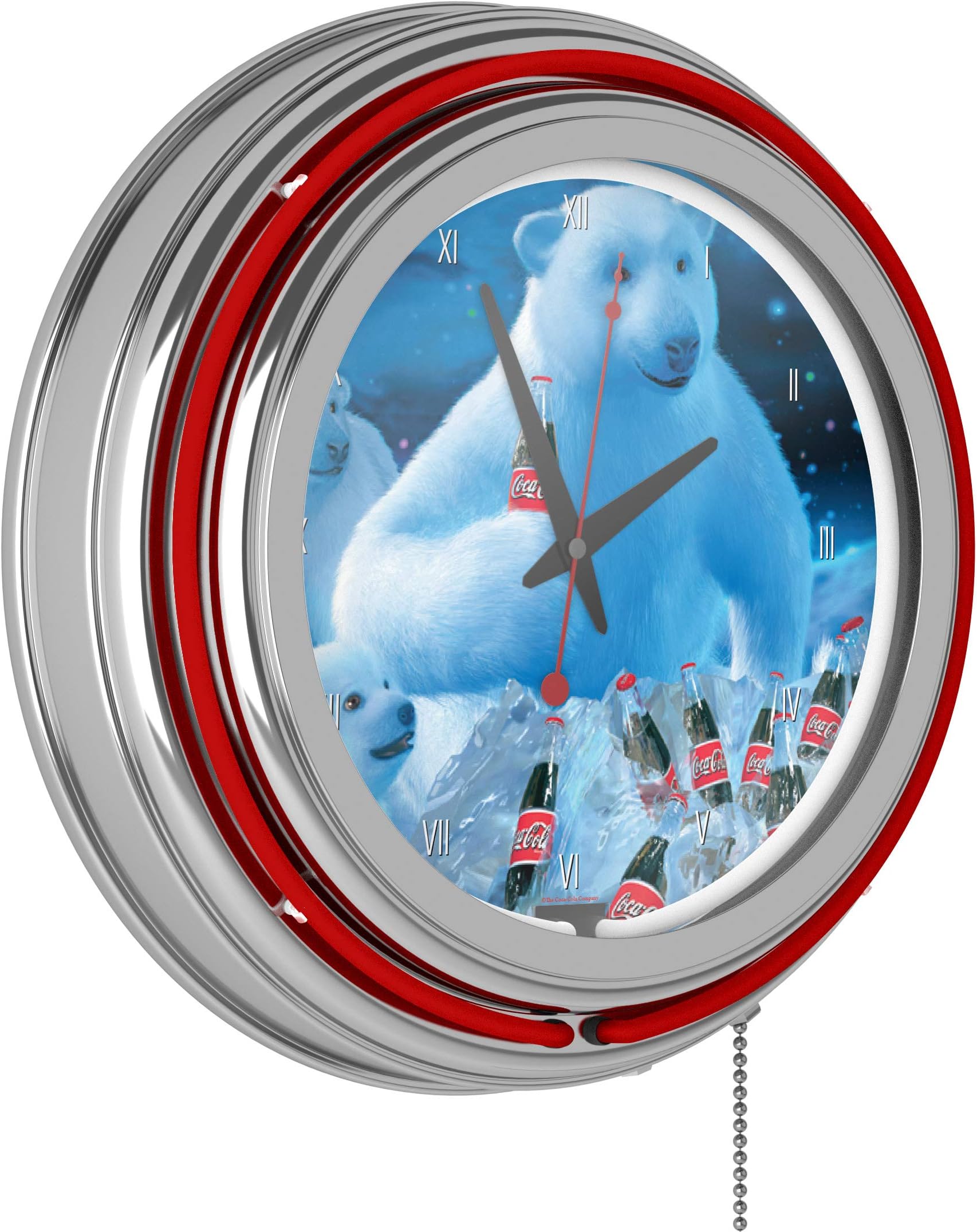 Amazon.com: Neonetics Drinks Coca Cola 1910 Classic Neon Wall Clock, 15 ...