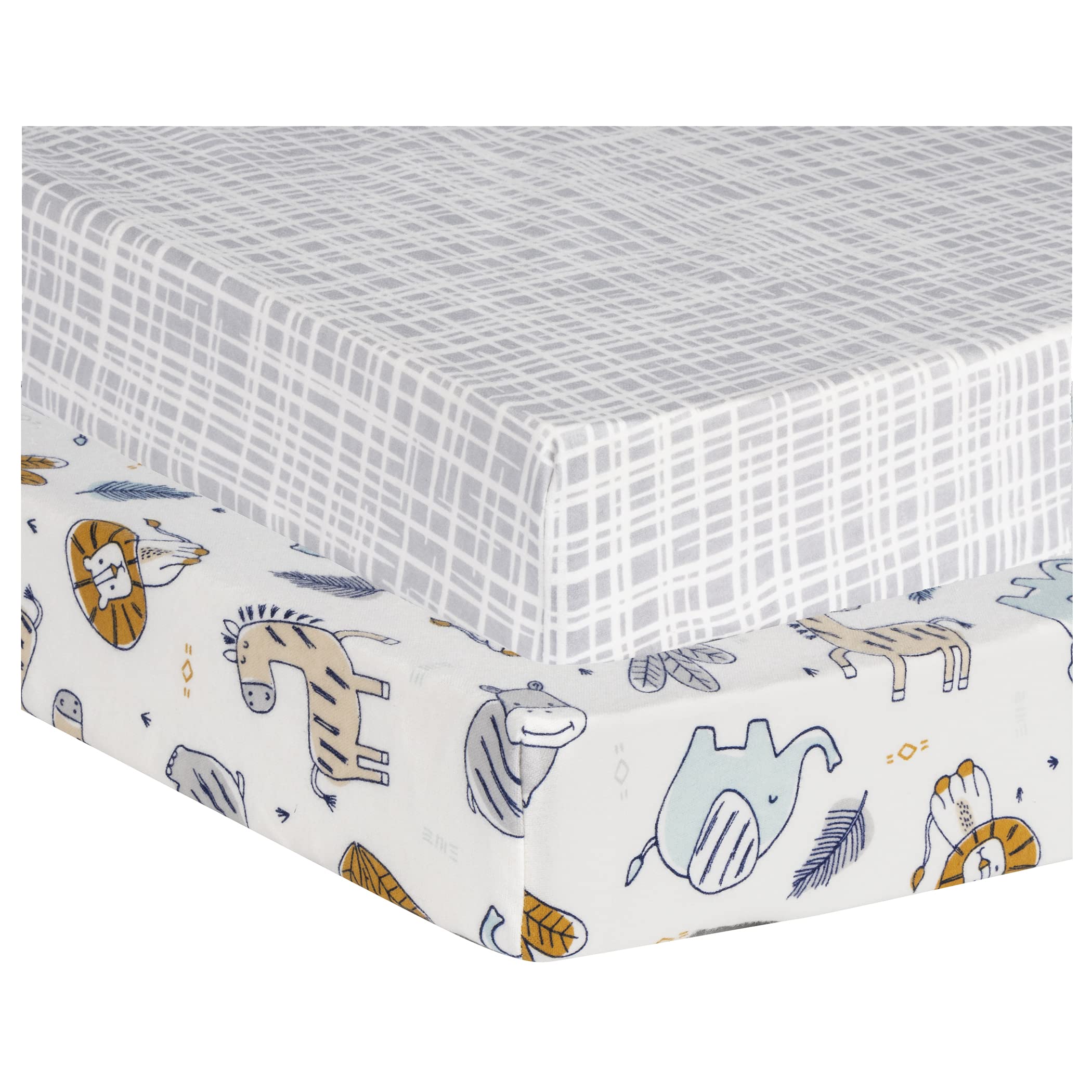 Zambia 2 Pack Flannel Playard Sheets