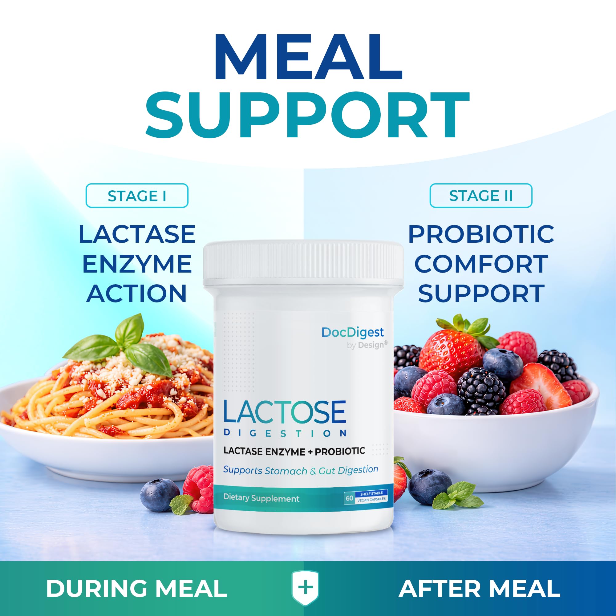 DocDigest by Design Lactase Enzyme + Probiotic – Dual-Action Dairy Digestion & Gut Support – 9,000 ALU Lactase, 4 Billion CFU – for Lactose Intolerance – Vegan, Non-GMO, 60 Capsules — Amazon image 9