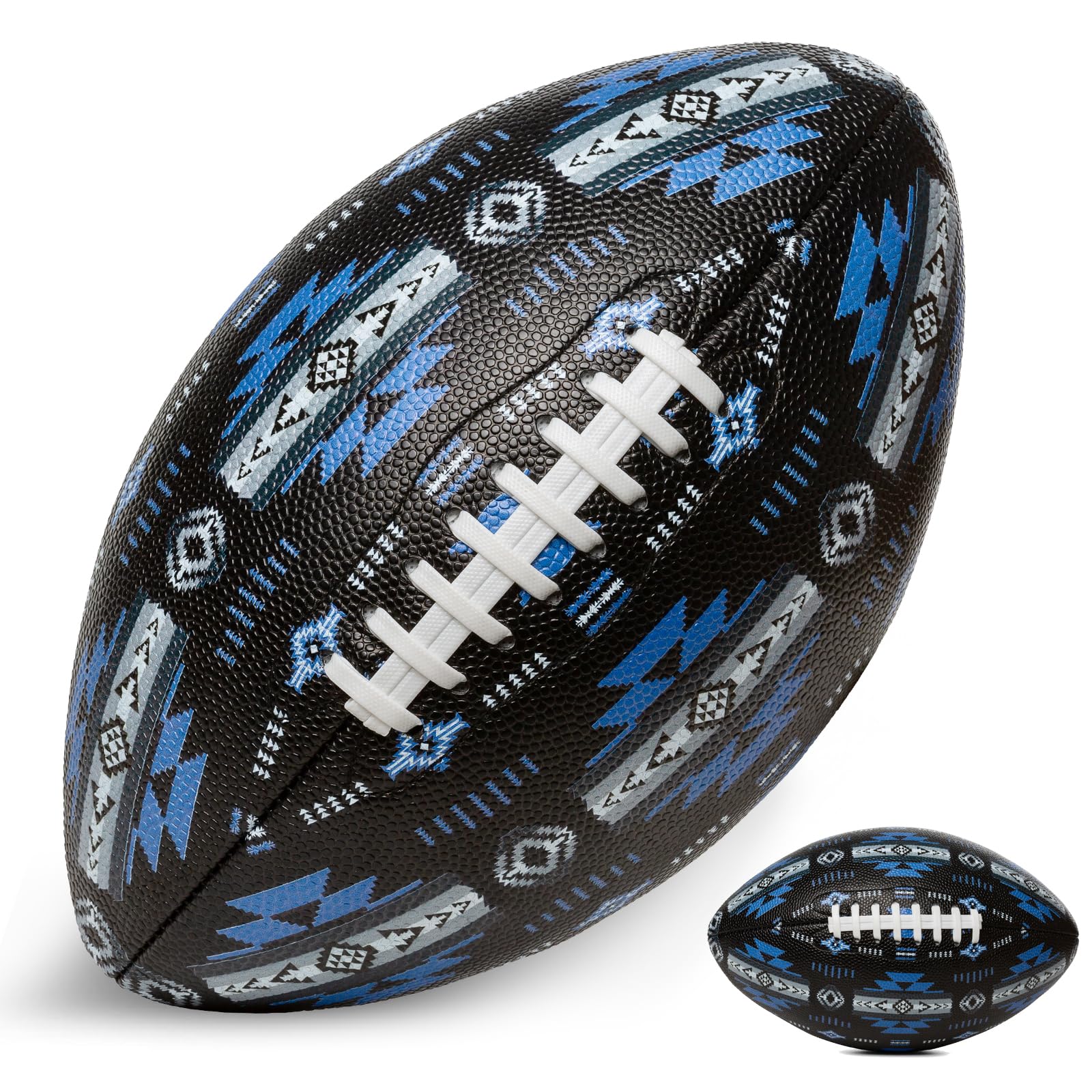 NU TRENDZ Football in USA, Hand Sewn Youth Size Ball, Textured Grip, Suitable for Children and Teenagers to Practice, Play and Play, Indoor and Outdoor All Day Long -8