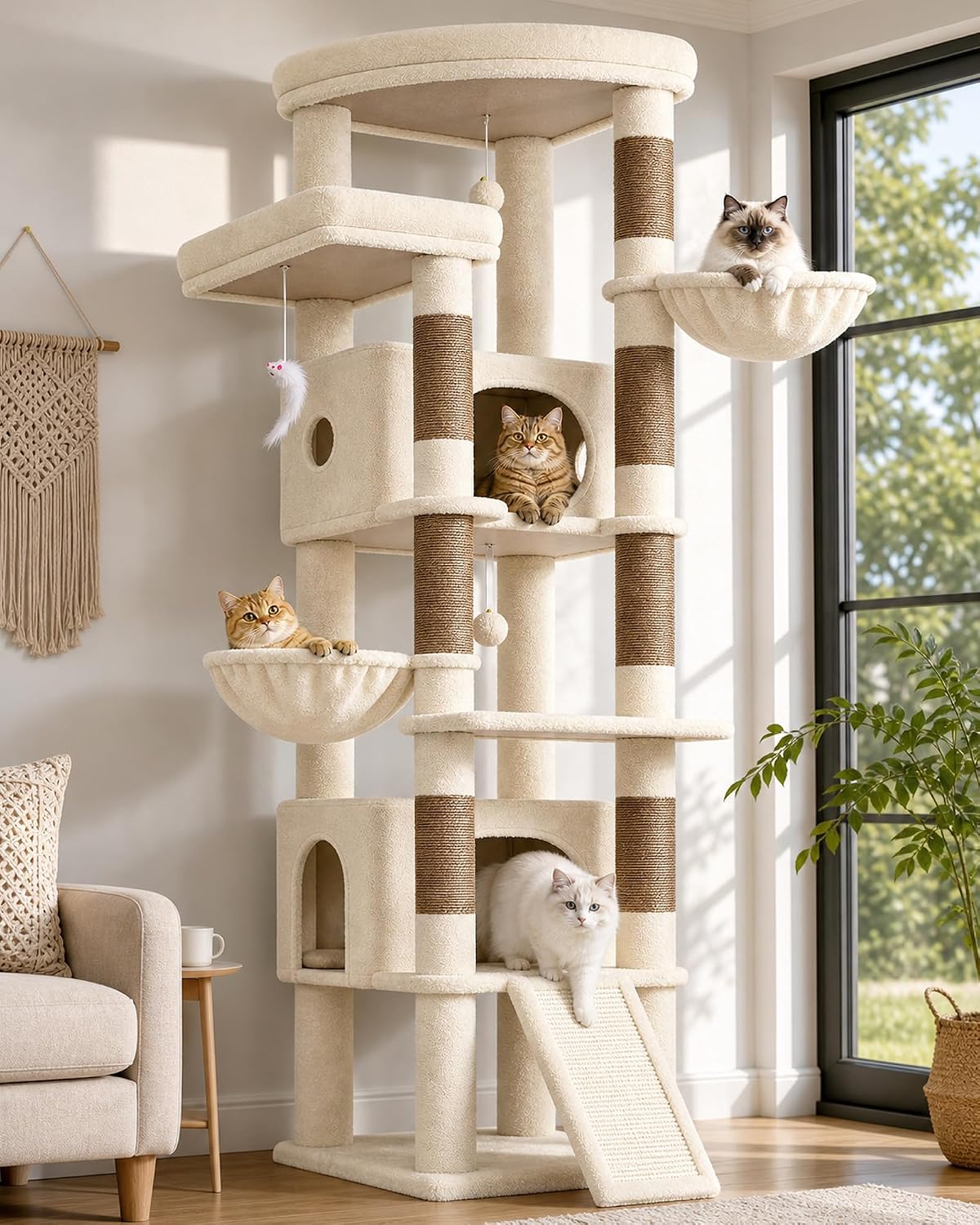 Árbol para Gatos Grande Globlazer 80 in Beige