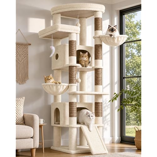 Globlazer 80in Tall Extra Large Heavy Duty Corner Cat Tree Tower, S80C