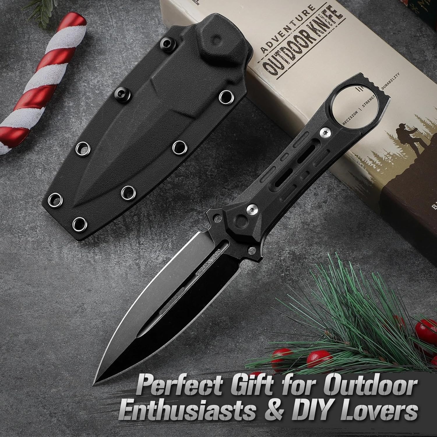 Freelander D2 Steel Fixed Blade Knife Bundle With Japanese Machete