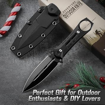 Freelander D2 Steel Fixed Blade Knife Bundle with Camping Axe