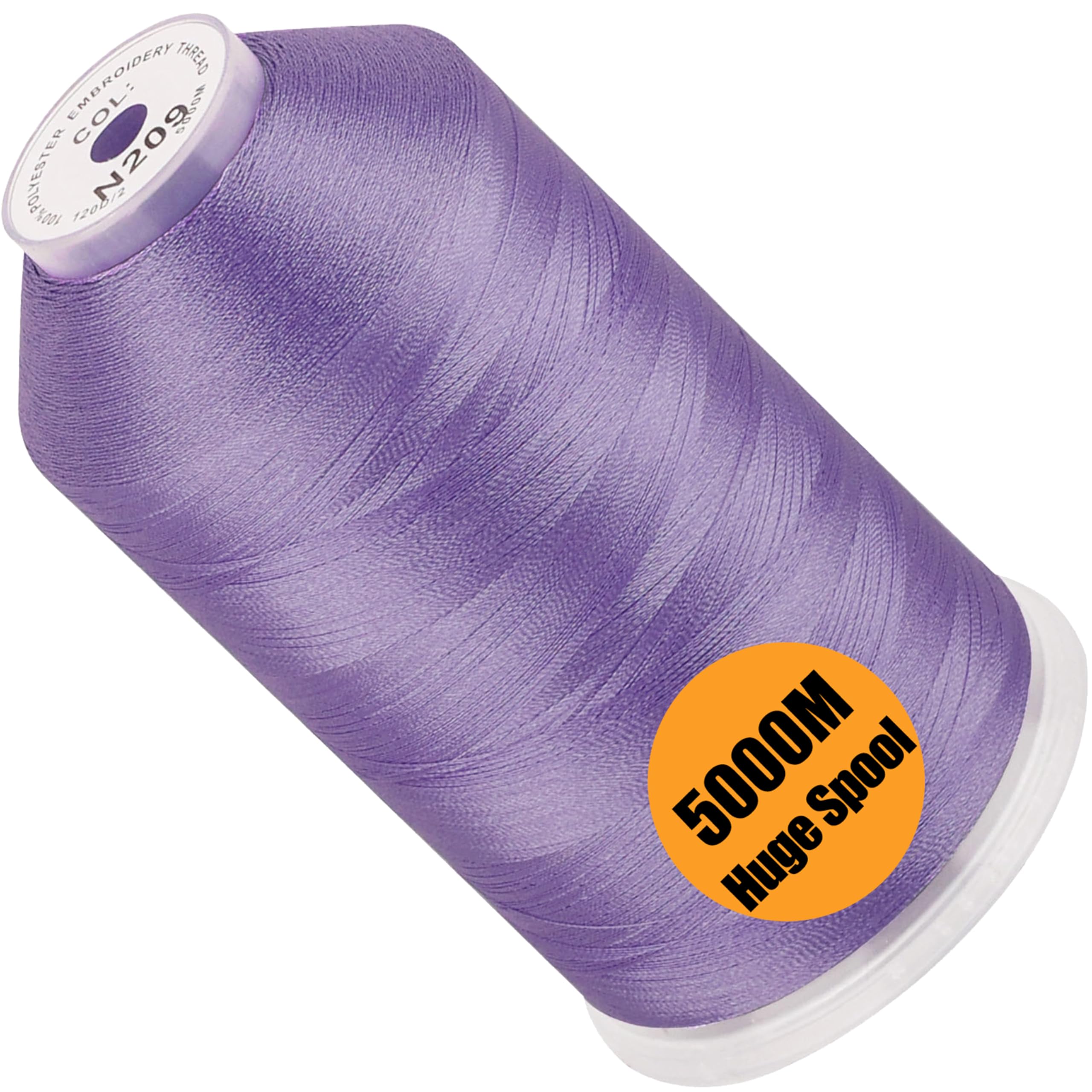 New brothread Huge Spool Embroidery Thread -Pale Violet Fits Janome Color