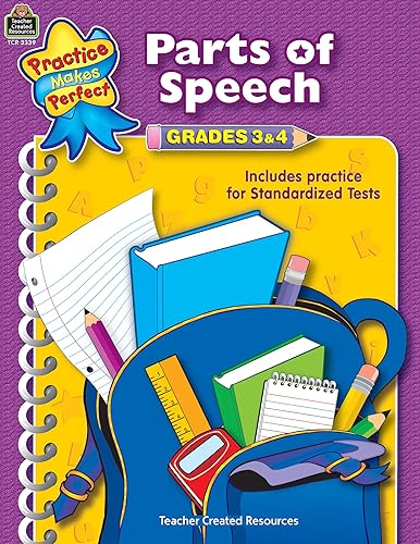 Teacher Created Resources Practice Makes Perfect: Parts of Speech Grades